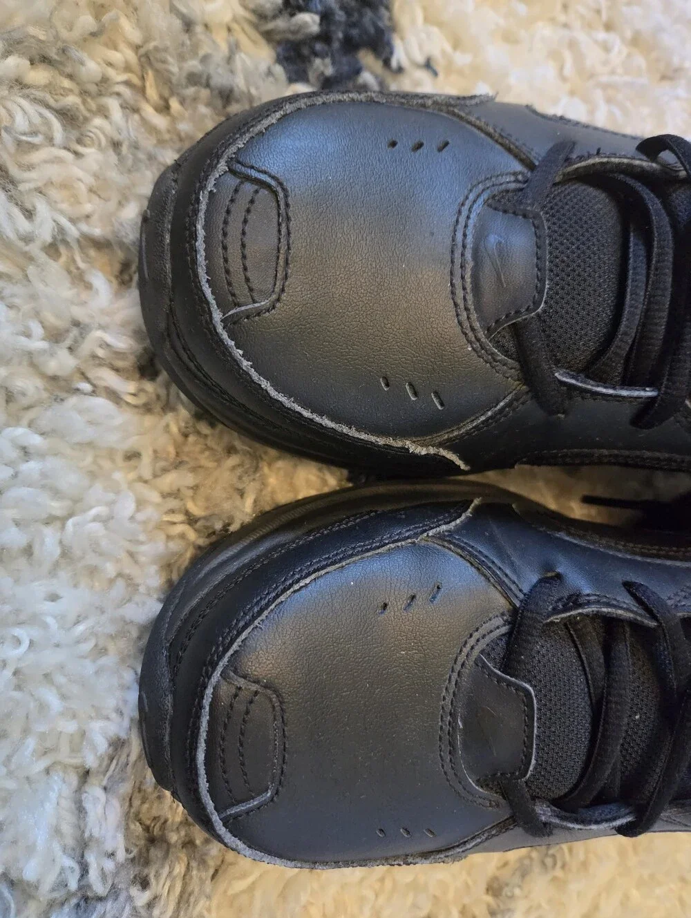 Nike Men's Air Monarch IV Training shoes Triple Black Size 11.5